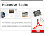 Interactive iBooks, pdf version